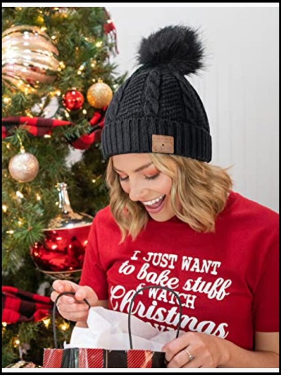 Bluetooth Beanie Hat with Wireless Headphones and Built-in Microphone main image 6
